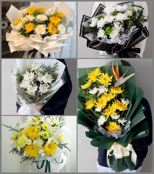 浙江省丽水云和县紧水滩镇白事花束代送